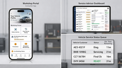 Workshop services app suite